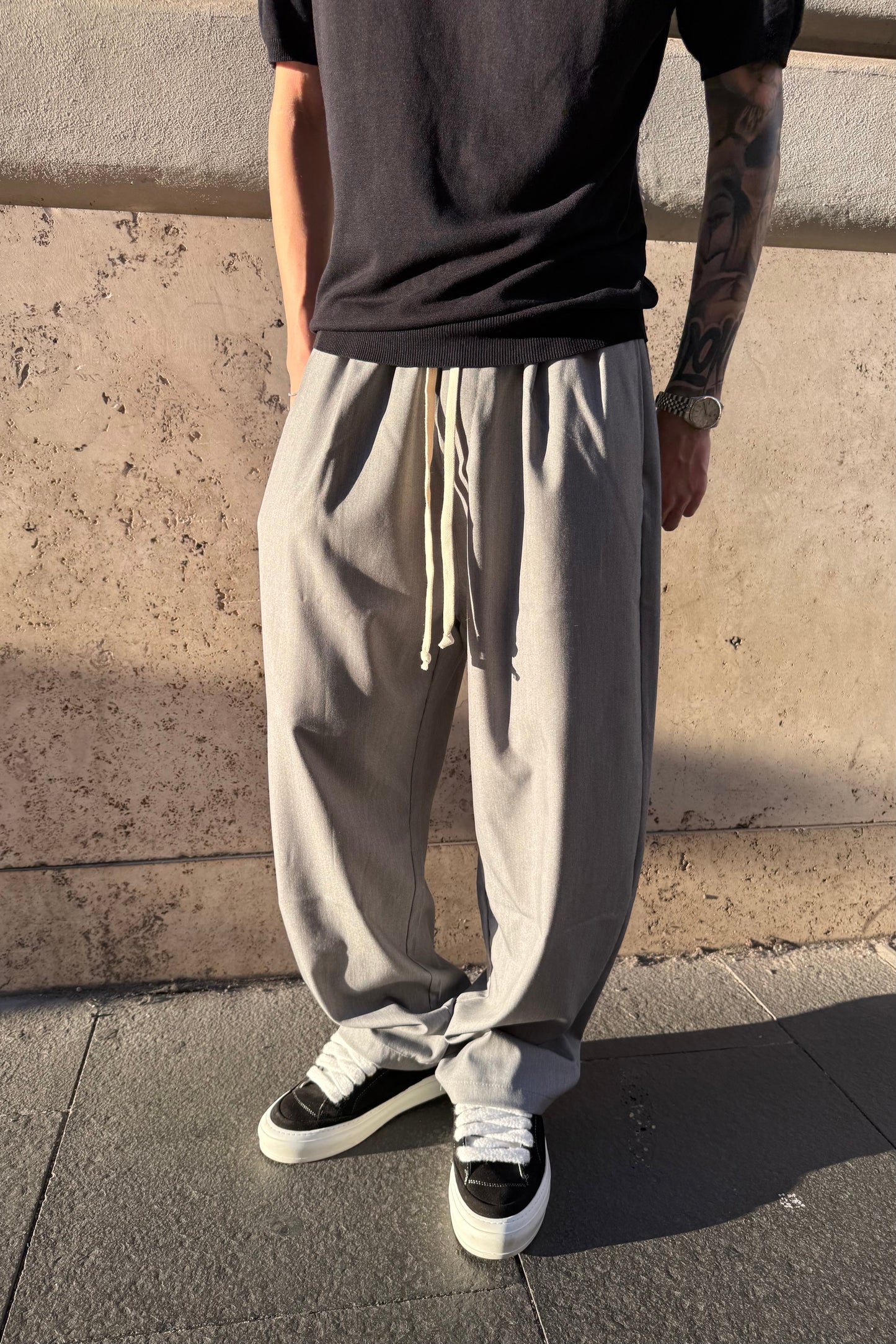Pantalón Elegante Gris