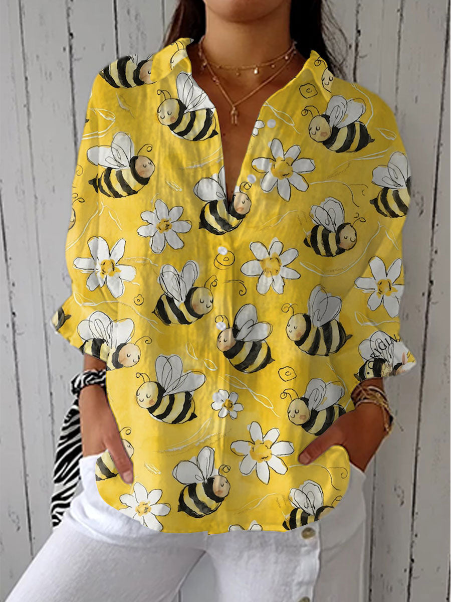 Blusa Floral Abejas Bianca Rosetti