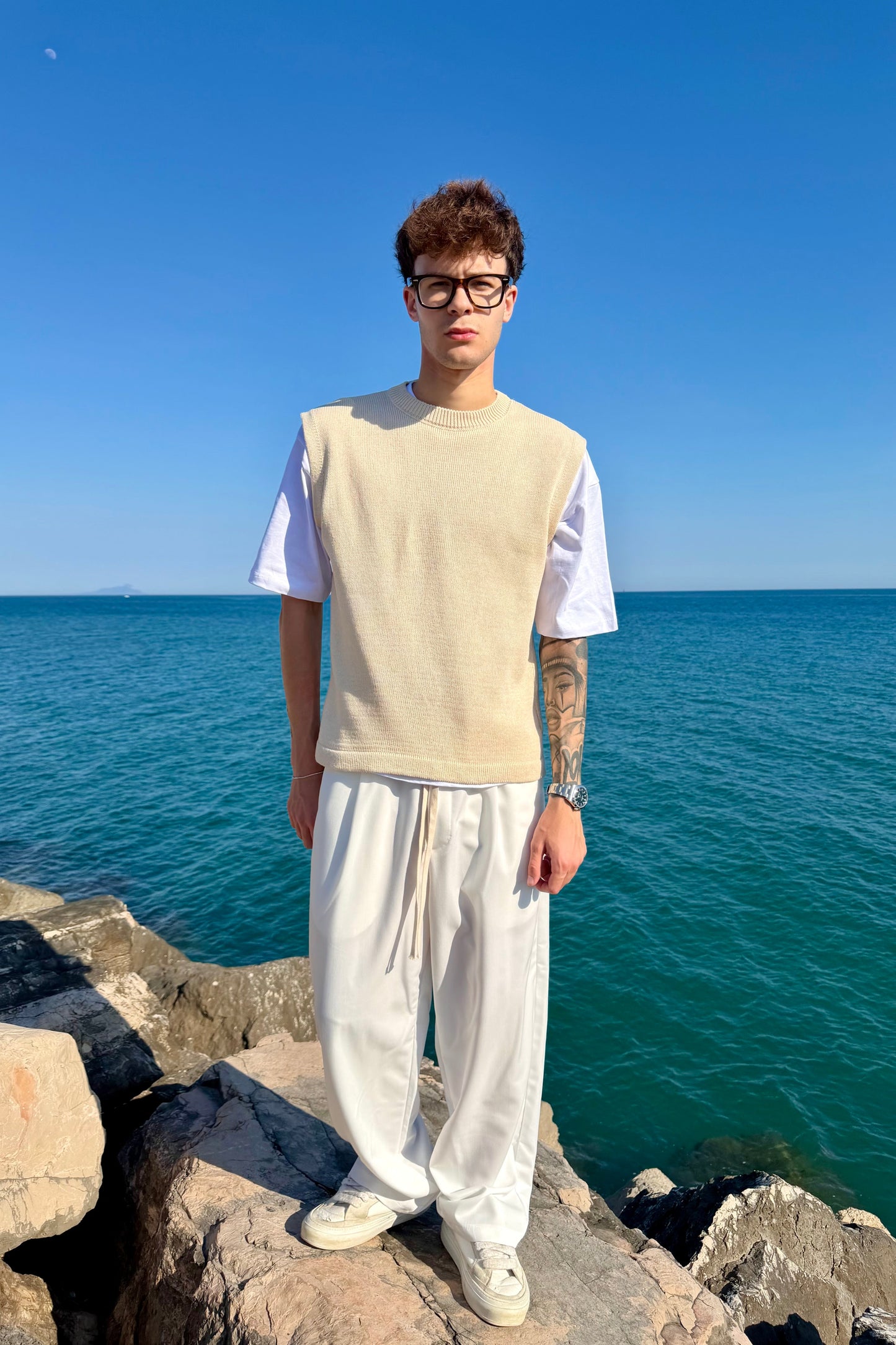 Pantalón Elegante Blanco