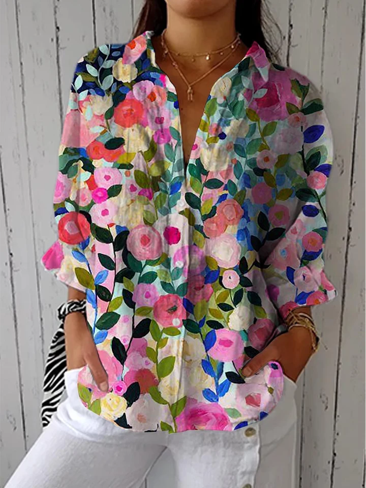 Blusa Jardín Pintado