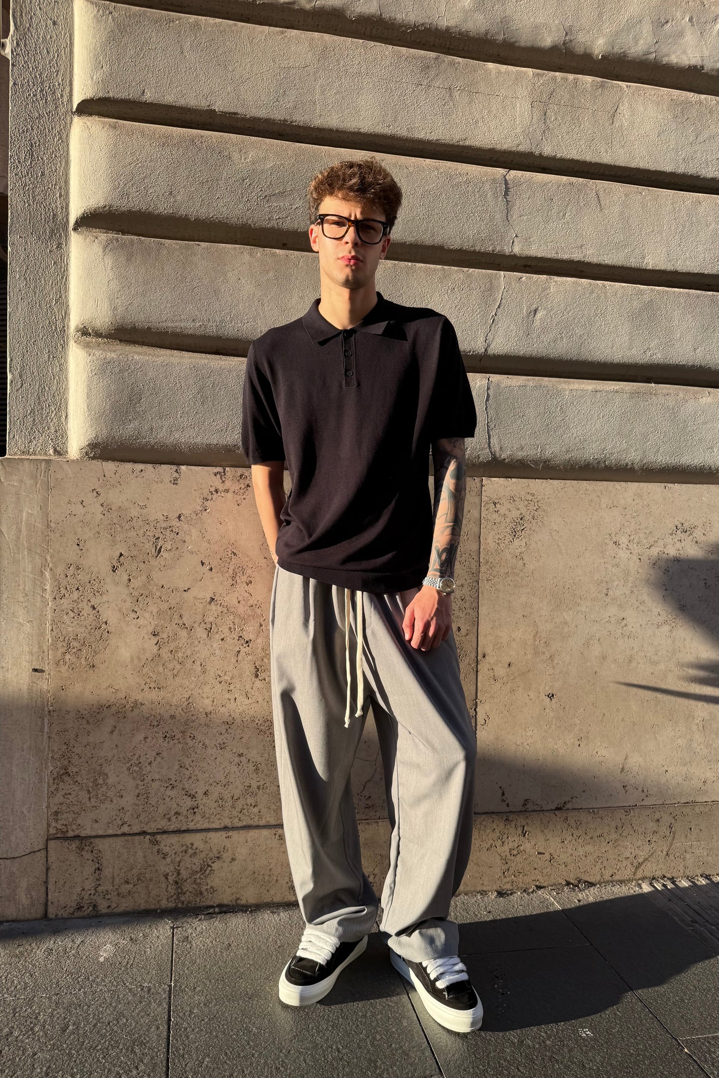 Pantalón Elegante Gris