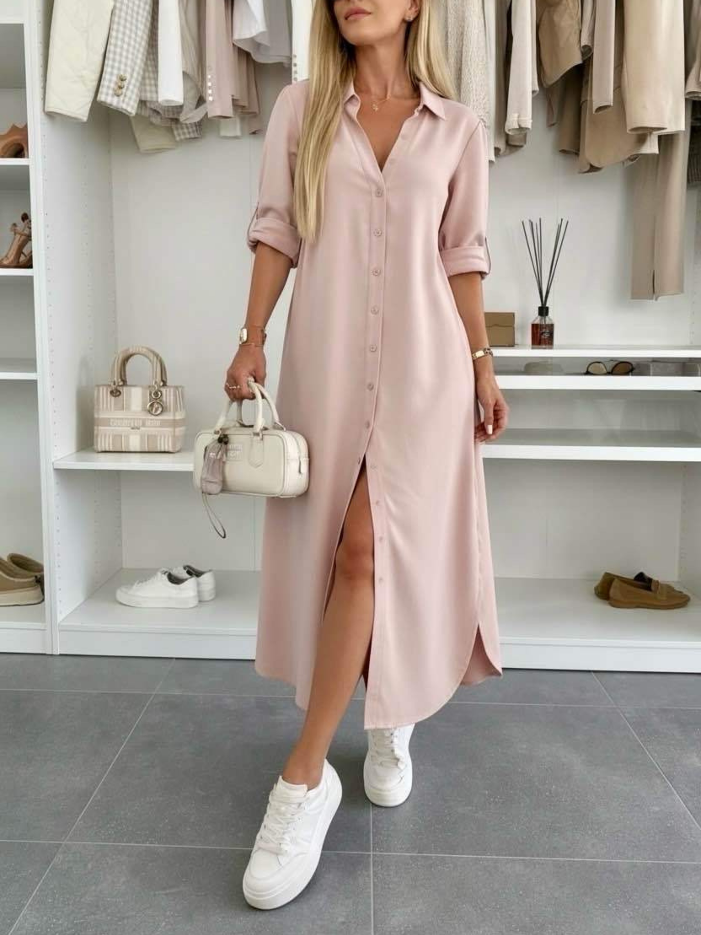 Vestido Camisero Oversized