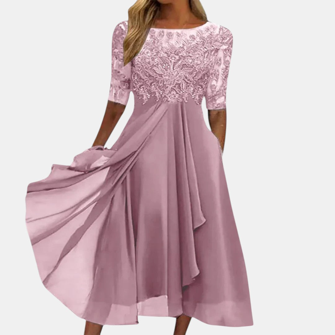 Iria | Elegante Vestido de Encaje