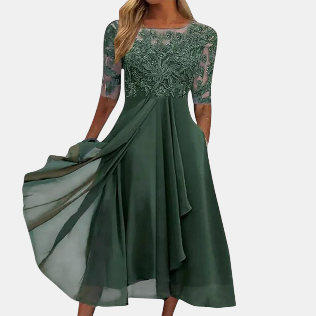 Iria | Elegante Vestido de Encaje
