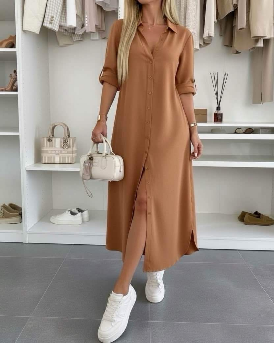 Vestido Camisero Oversized