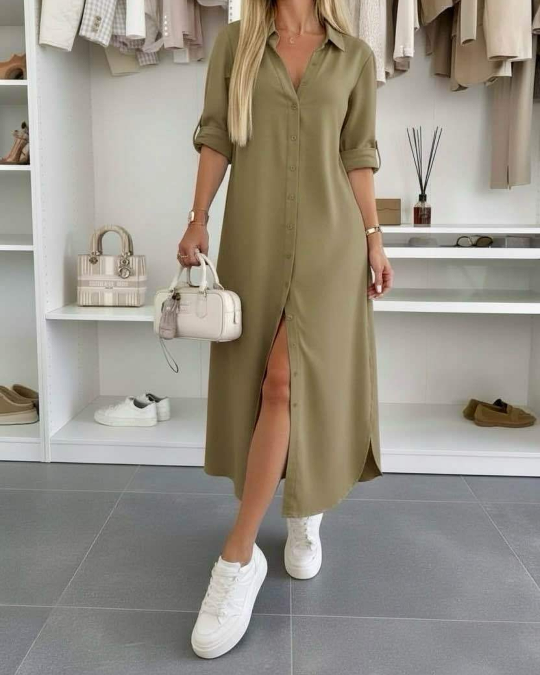 Vestido Camisero Oversized