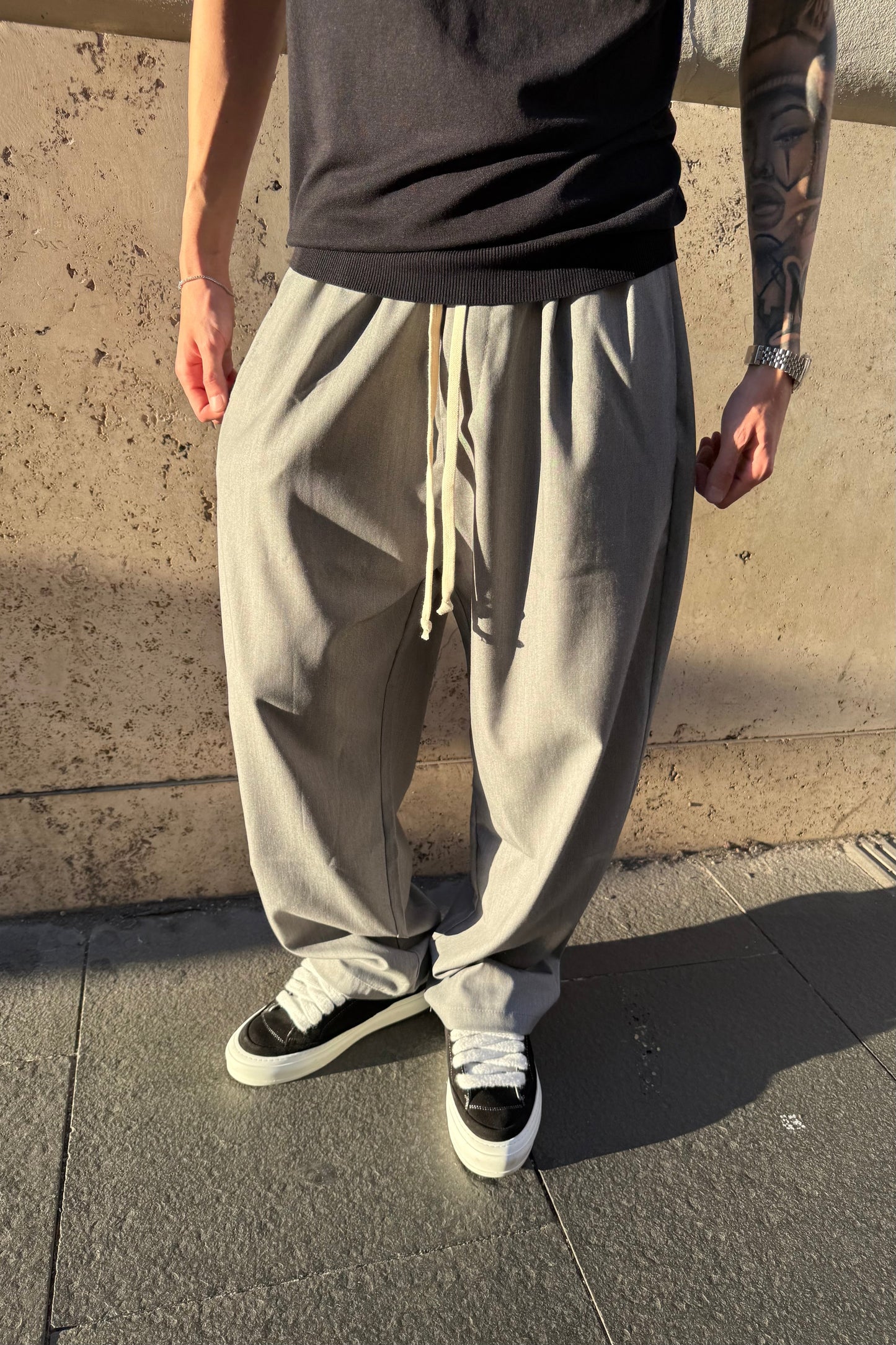 Pantalón Elegante Gris