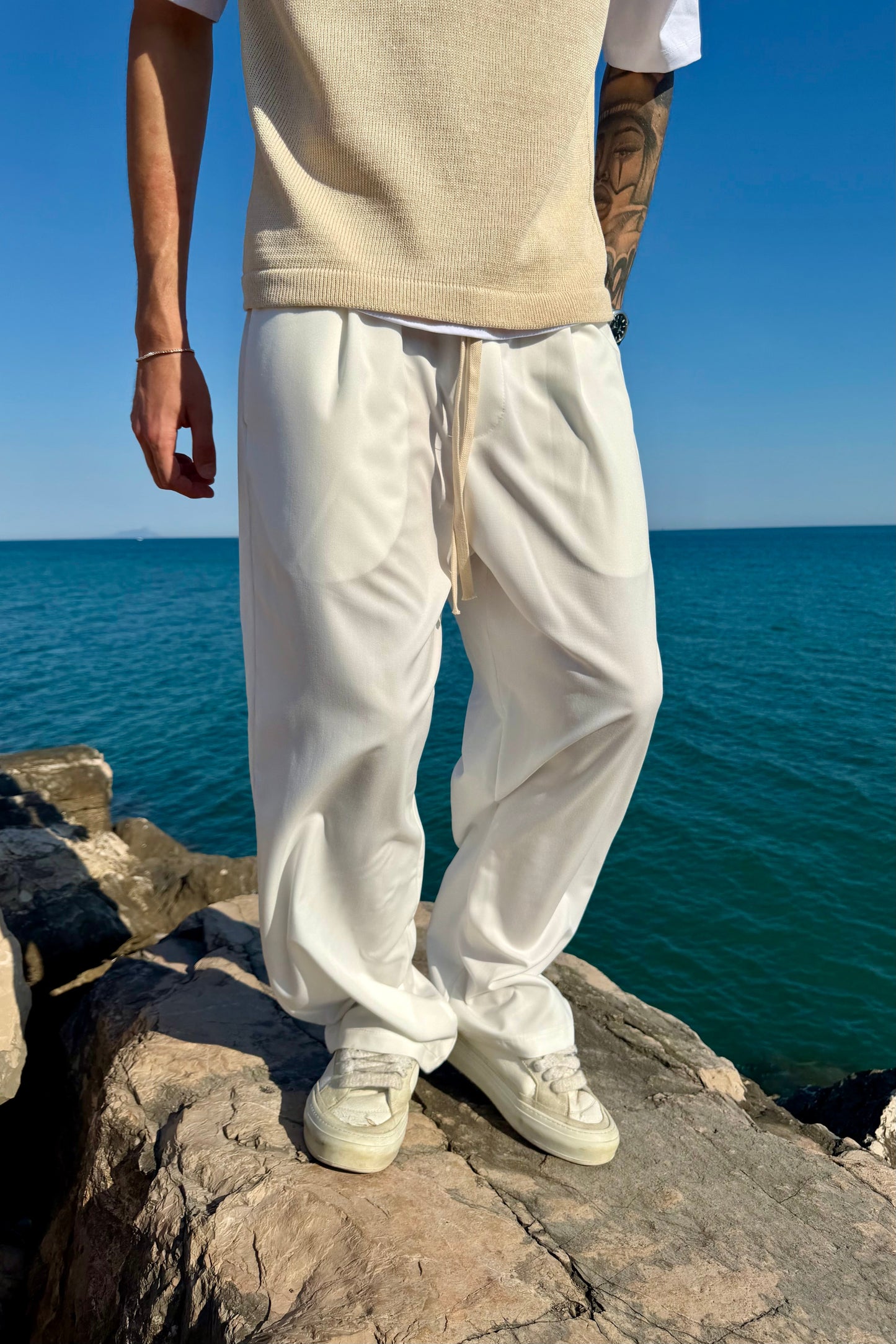Pantalón Elegante Blanco