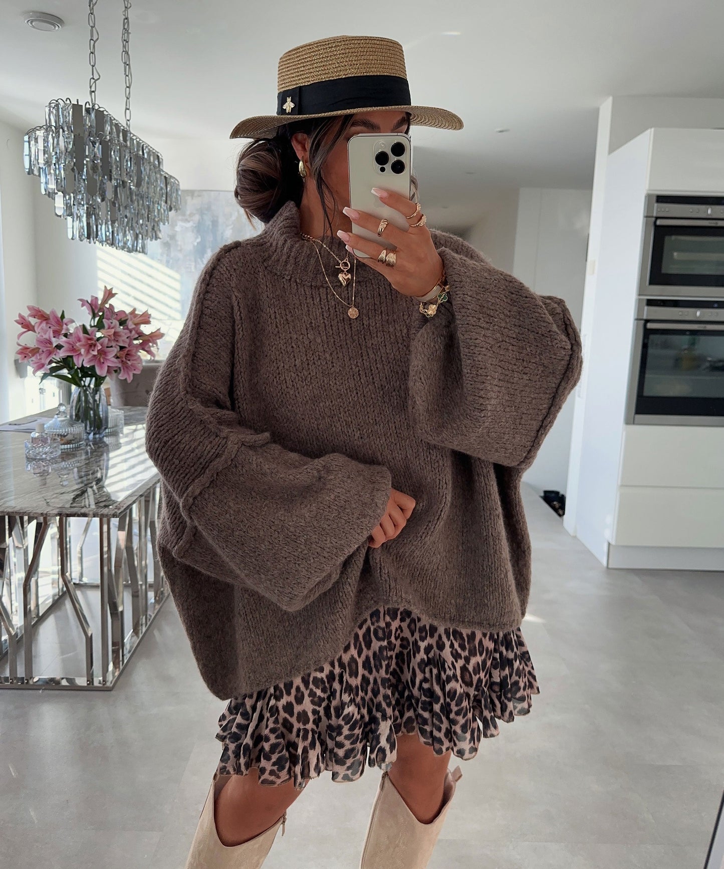 Sweater Oversize Marrón