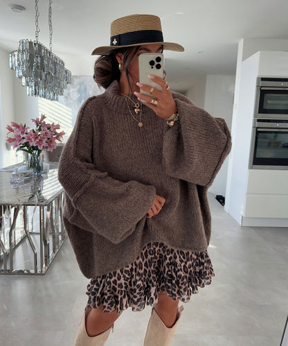 Sweater Oversize Marrón