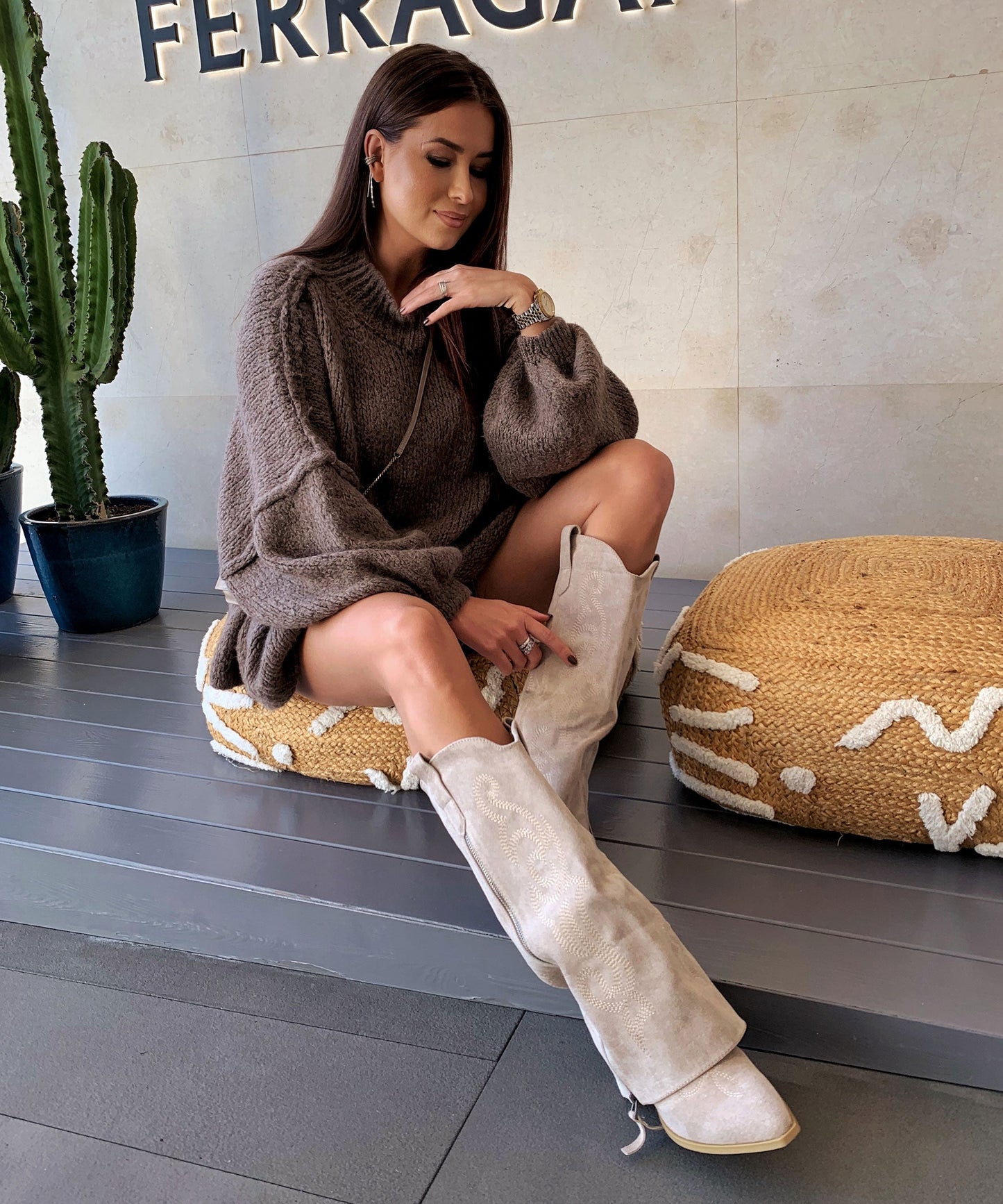 Sweater Oversize Marrón