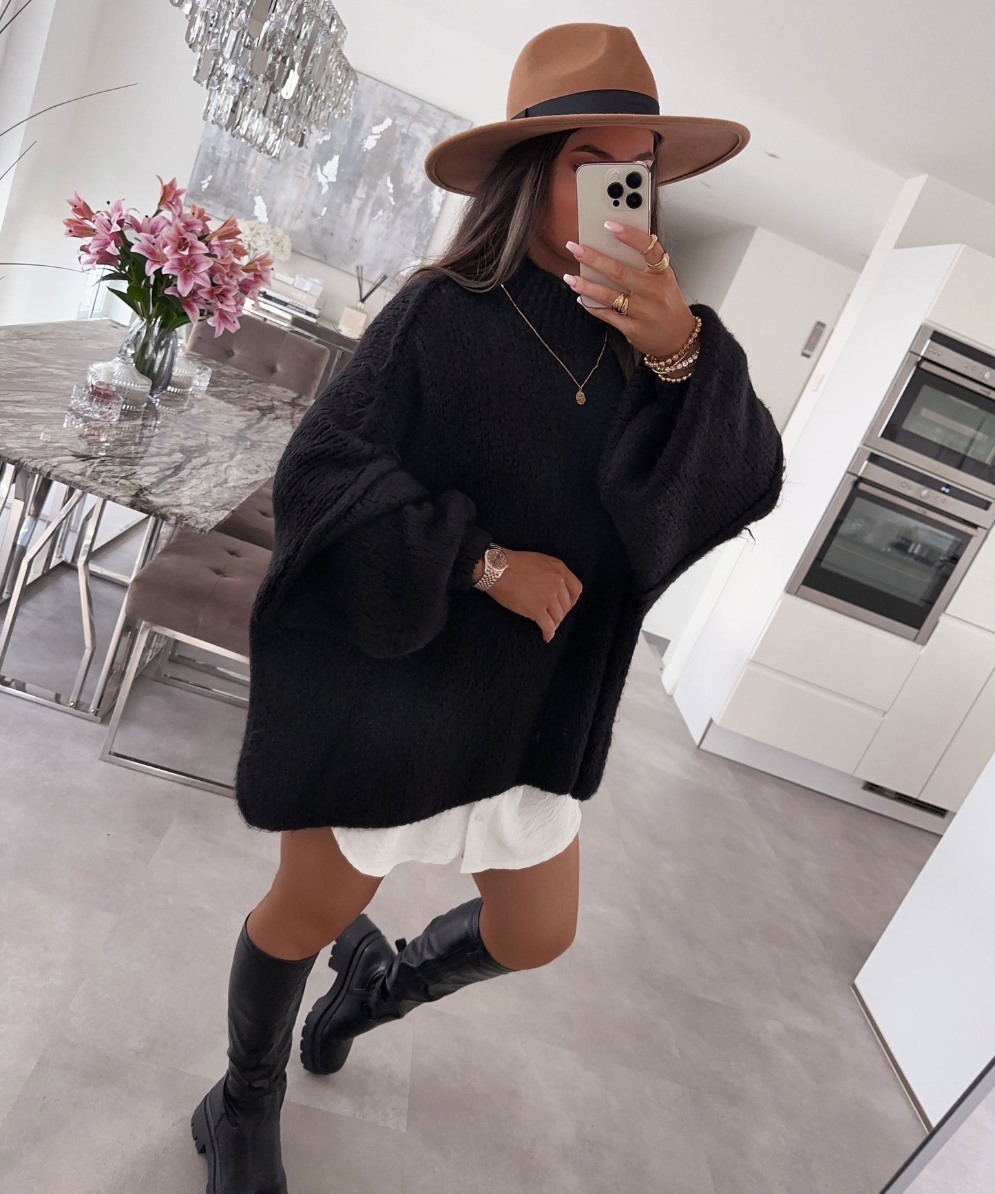 Sweater Oversize Negro