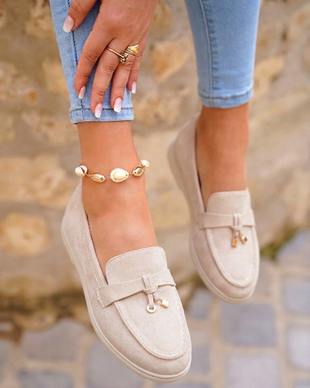 Mocasín Beige Walkers
