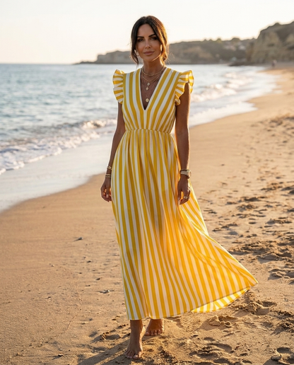 Vestido Siena - Amarillo - frente